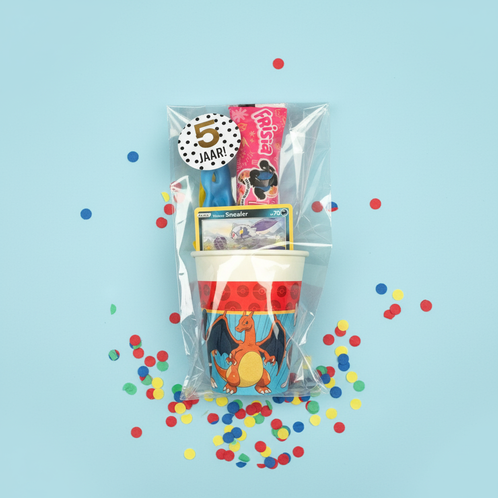 Pokémon traktatie (met sticker naar keuze)