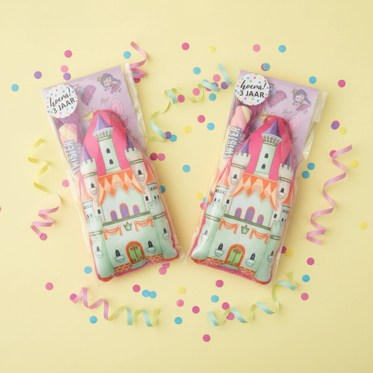 Prinsessen traktatie met kabelspek (met sticker naar keuze)