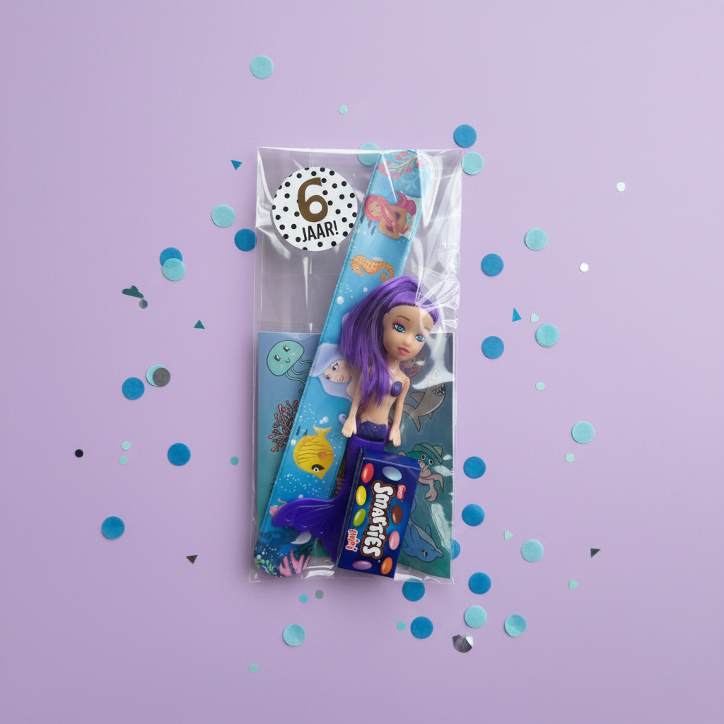 Zeemeermin traktatie (met sticker naar keuze)