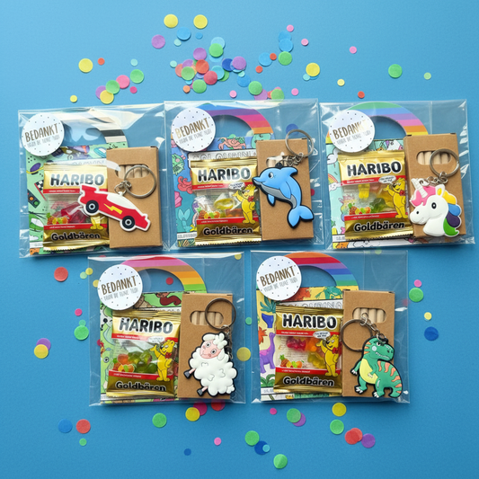 Kleurset mix traktatie (met sticker naar keuze)