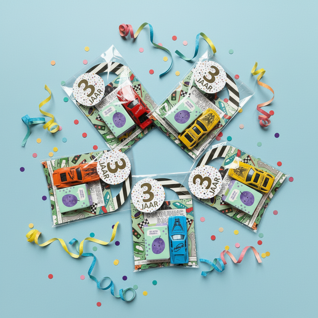 Auto traktatie (met sticker naar keuze)