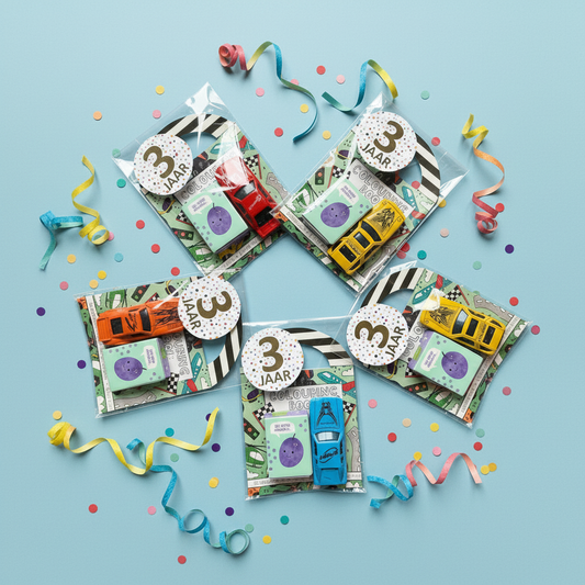 Auto traktatie (met sticker naar keuze)