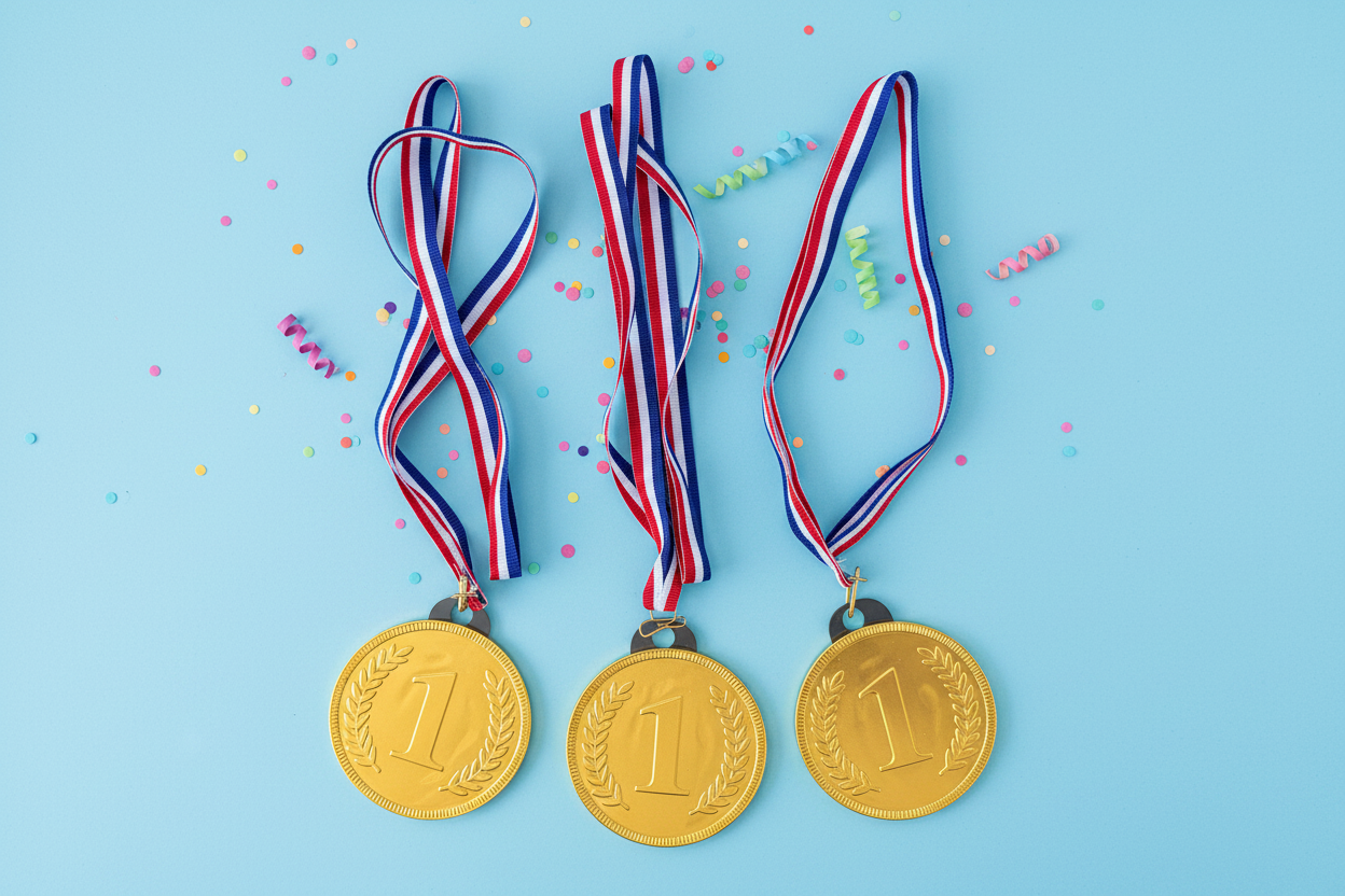 Chocolade medaille traktatie (met sticker naar keuze)