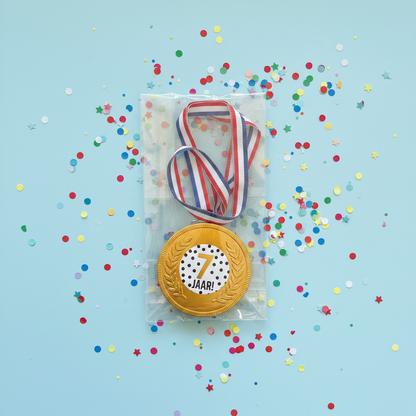 Chocolade medaille traktatie (met sticker naar keuze)
