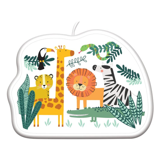 Jungle taartkaars