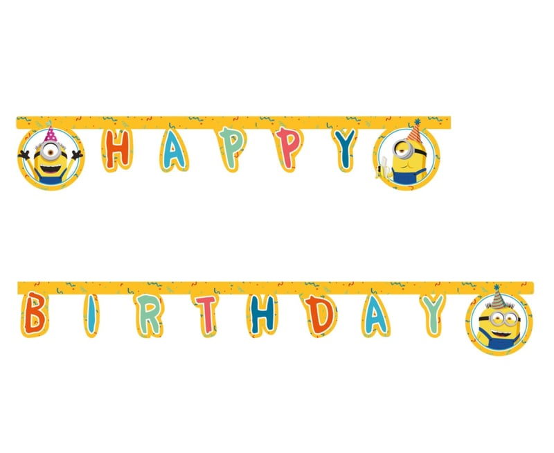 Minions Happy Birthday slinger