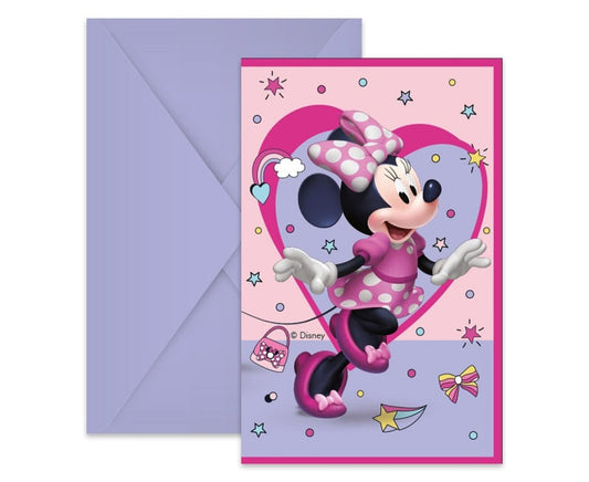 Minnie Mouse uitnodigingen