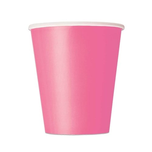 Papieren bekers roze