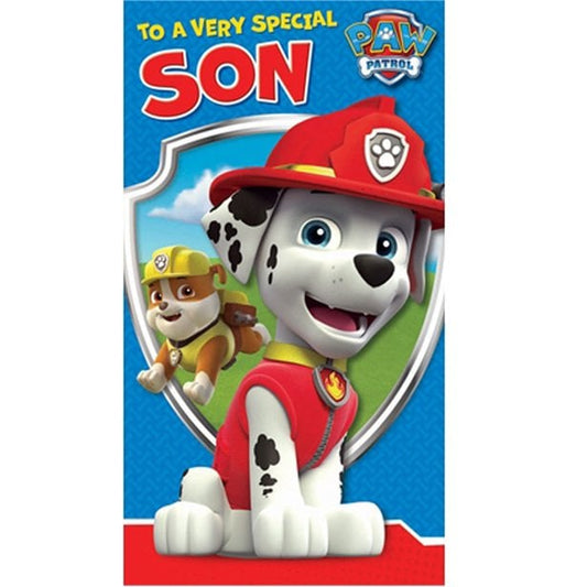 Paw Patrol kaart special Son