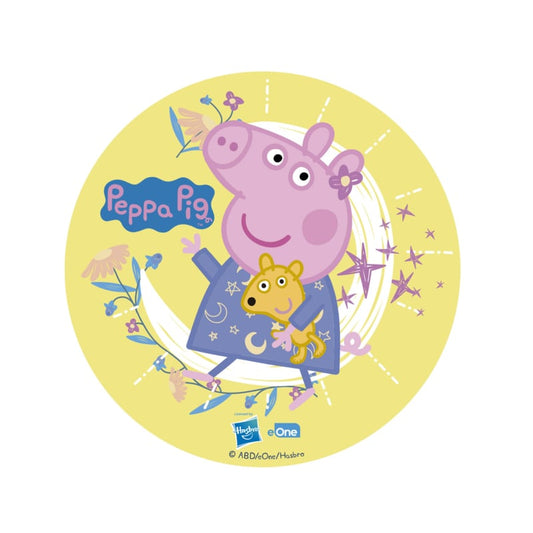 Peppa Pig eetbare taartdecoratie