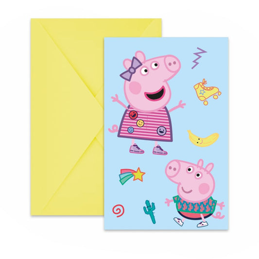 Peppa Pig uitnodigingen