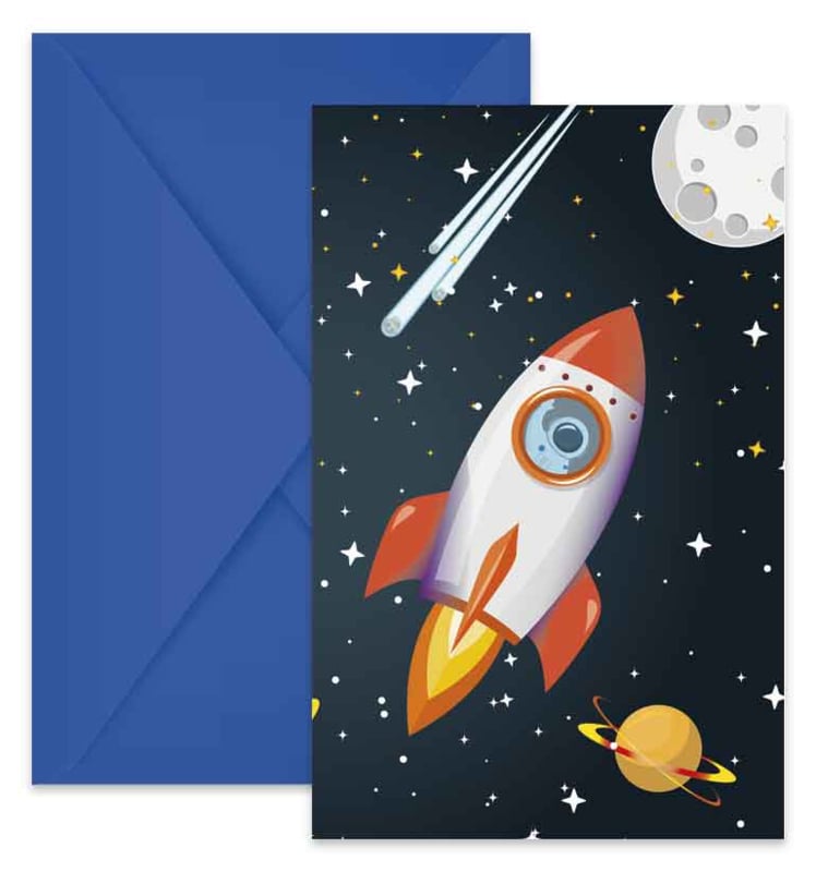Space uitnodigingen