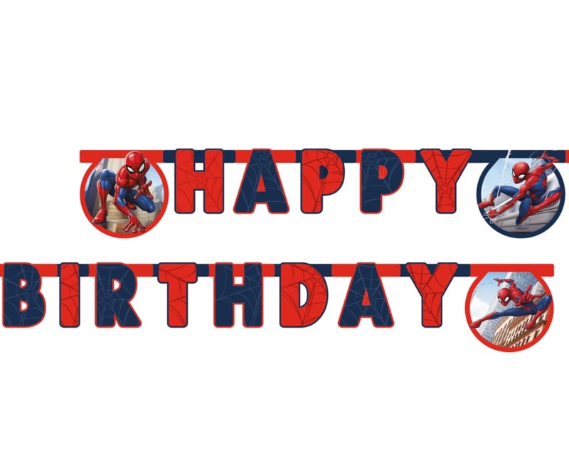 Spider-Man Happy Birthday slinger