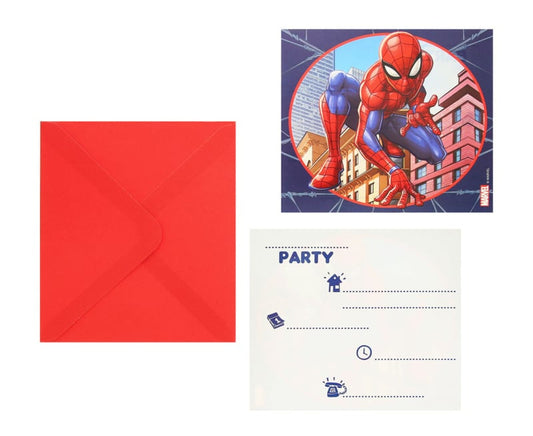 Spider-Man uitnodigingen 