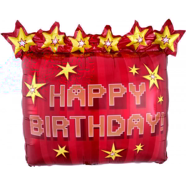 TNT Happy Birthday folieballon 