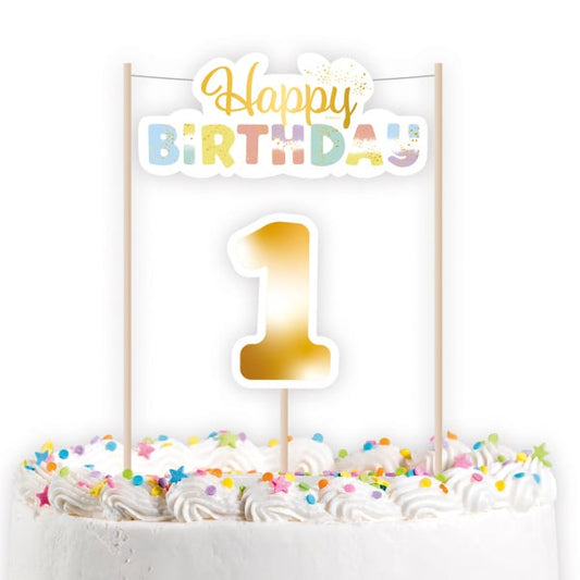 Taartopper happy birthday 1 jaar