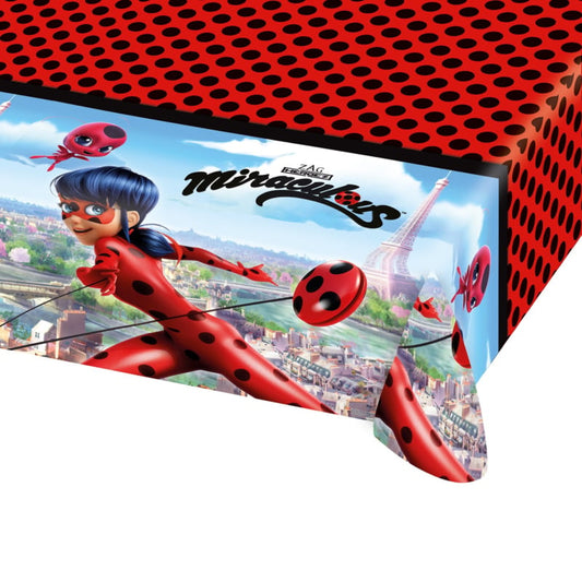 Ladybug Miraculous tafelkleed 120 x 180 cm.