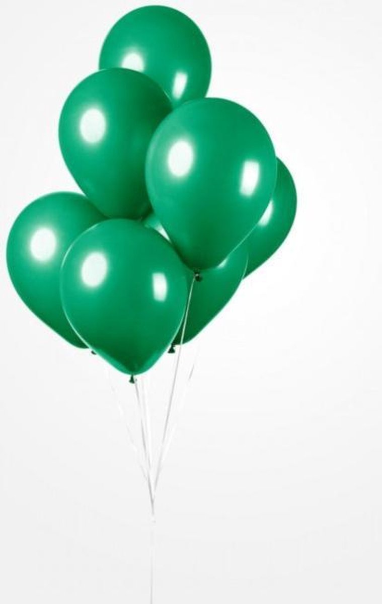 Ballonnen donkergroen 12 inch – 5 stuks – feestversiering kinderfeest