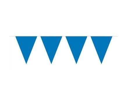 Vlaggenlijn blauw 10 mtr.