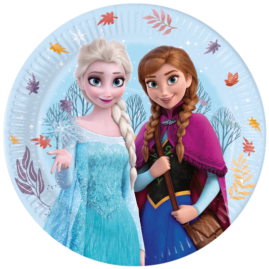 Frozen bordjes 23cm (8 st)