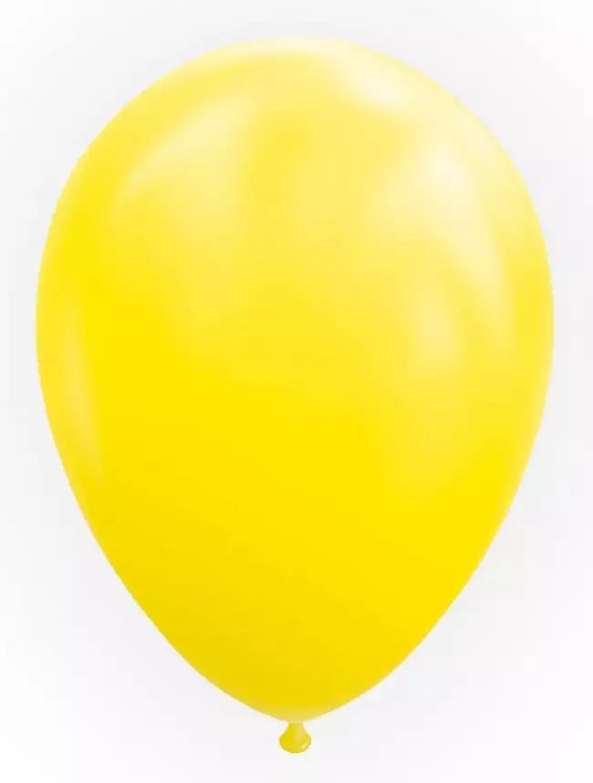 Ballonnen geel 12 inch – 5 stuks – feestversiering kinderfeest