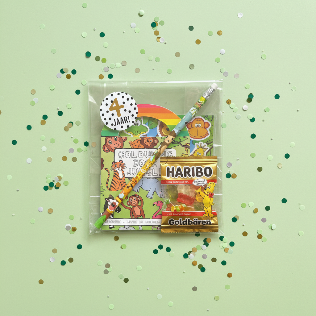 Jungle traktatiepakket met confetti