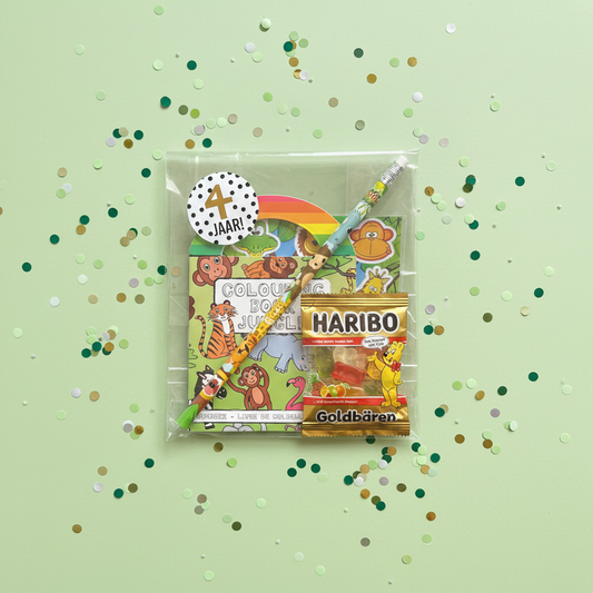 Jungle traktatiepakket met confetti