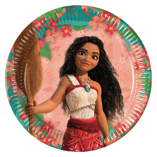 Vaiana bordjes 23 cm (8 st.)