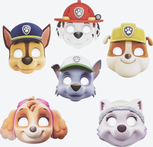 Paw Patrol maskers Heroes 6st.