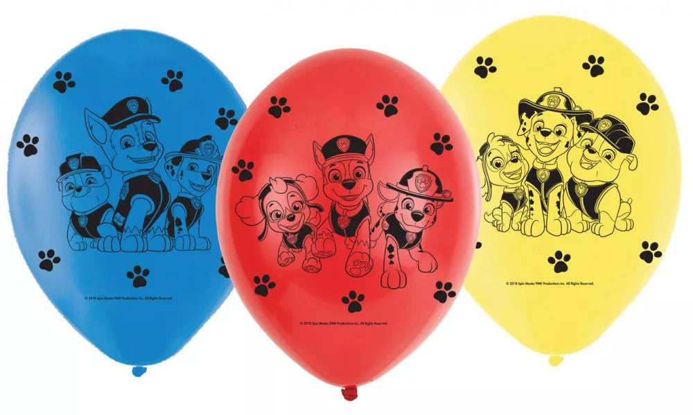 Paw Patrol ballonnen (6 st)
