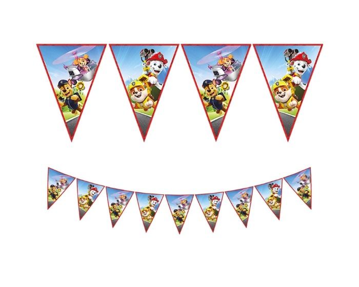 Paw Patrol Heroes vlaggenlijn 2,3m